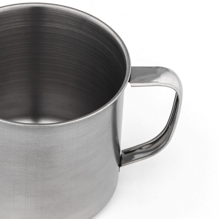 Кружка из нержавеющей стали «Мэйли», 650 мл, d=9 см, цвет хромированный Кружка из нержавеющей стали «Мэйли», 650 мл, d=9 см, цвет хромированный