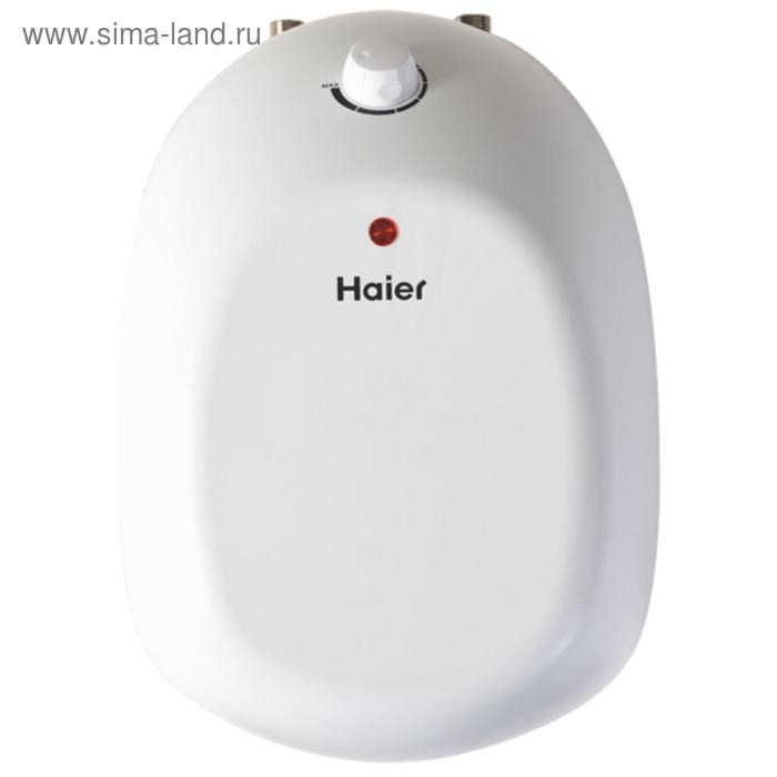 Водонагреватель Haier ES8V-Q2(R), накопительный, 1.5 кВт, 8 л, верхняя подводка, белый Водонагреватель Haier ES8V-Q2(R), накопительный, 1.5 кВт, 8 л, верхняя подводка, белый