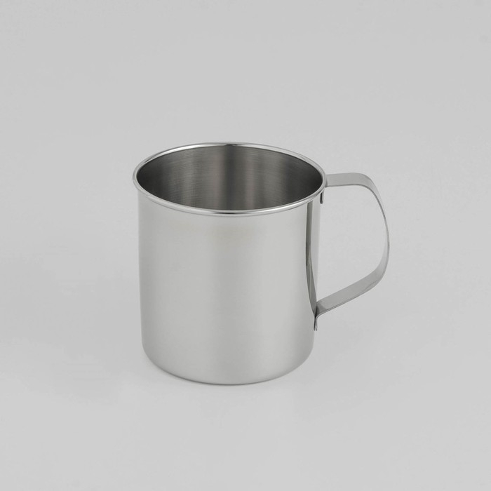 Кружка из нержавеющей стали Доляна «Индия», 500 мл, d=9 см Кружка из нержавеющей стали Доляна «Индия», 500 мл, d=9 см