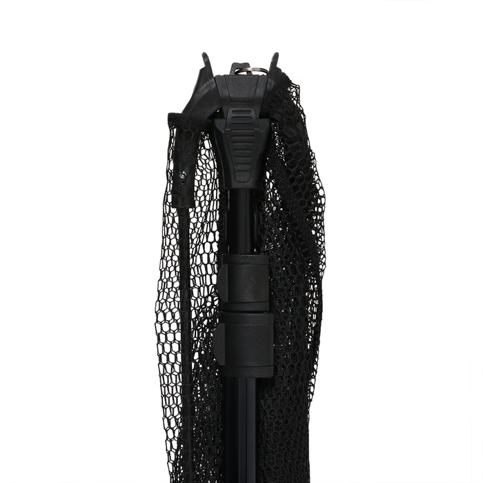 Подсачник складной телескопический П-29, усиленный, 250 см, треугольный обод 50 см, черный Подсачник складной телескопический П-29, усиленный, 250 см, треугольный обод 50 см, черный