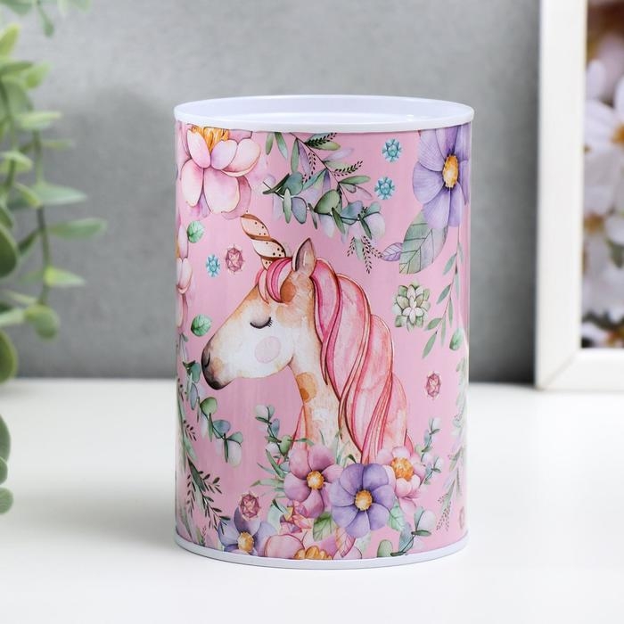 Копилка металл Копилка металл "Единорог" МИКС 12х8х8 см