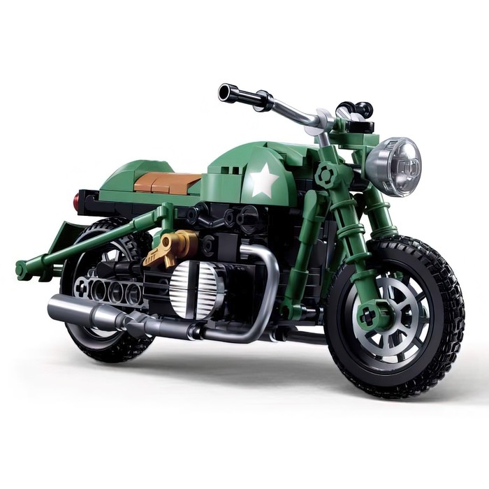 Конструктор мотоцикл Sluban Модельки, 215 деталей, 6+ Конструктор мотоцикл Sluban Модельки, 215 деталей, 6+