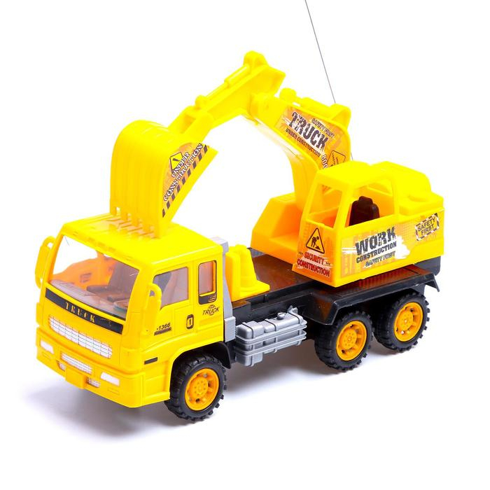 Грузовик радиоуправляемый «Экскаватор», работает от батареек Грузовик радиоуправляемый «Экскаватор», работает от батареек
