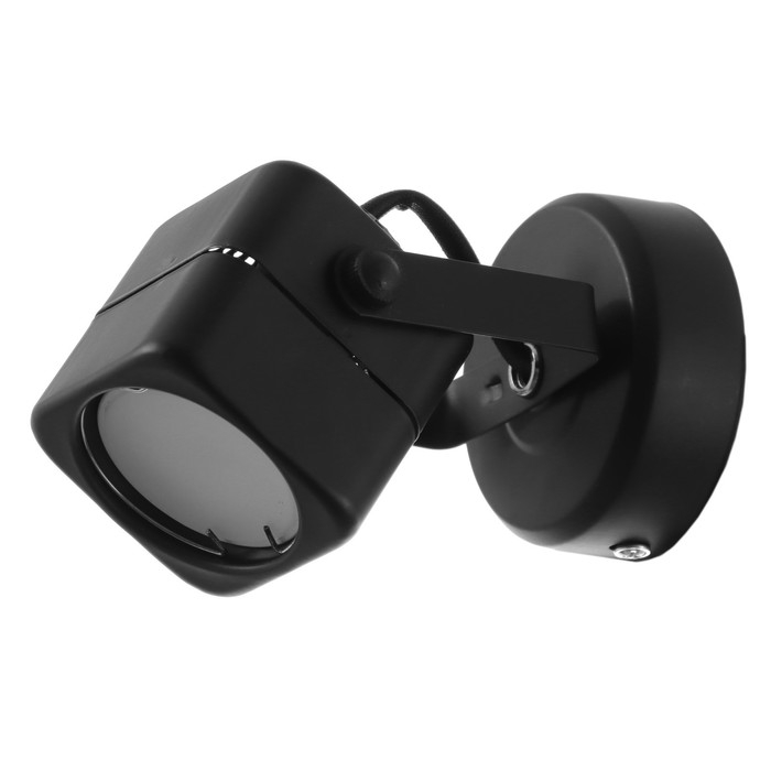 Спот Спот "Кубик" GU10 черный 8х8х14,5см