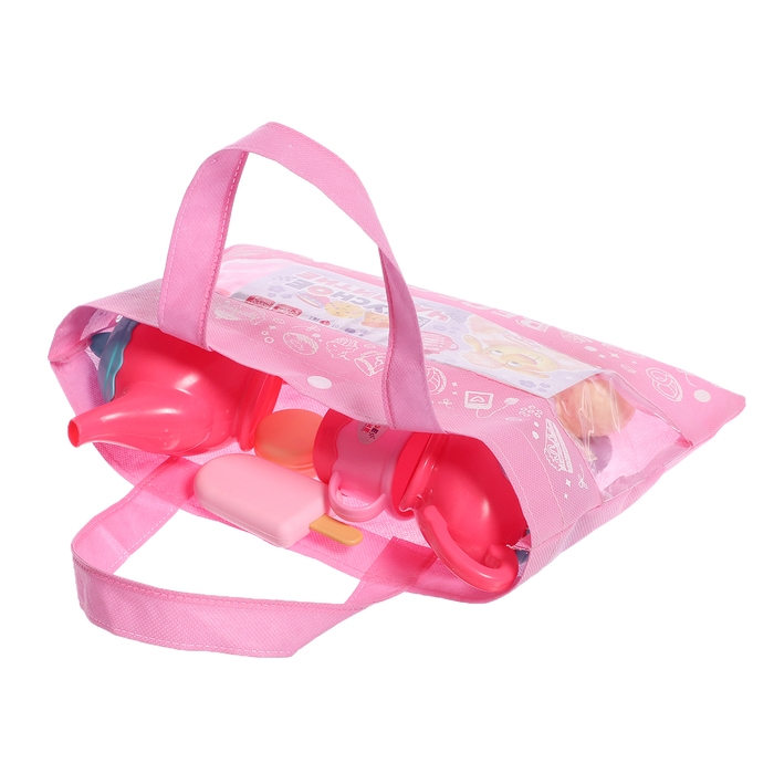 Игровой набор посуды «Вкусное чаепитие», в сумочке Игровой набор посуды «Вкусное чаепитие», в сумочке