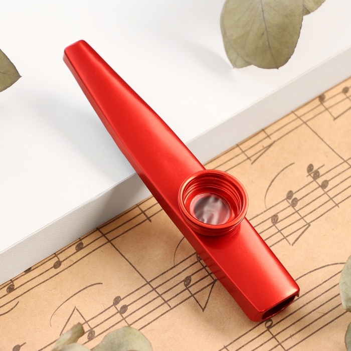 Набор Казу Music Life 4 штуки: синий, красный, фиолетовый, зеленый; металл Набор Казу Music Life 4 штуки: синий, красный, фиолетовый, зеленый; металл