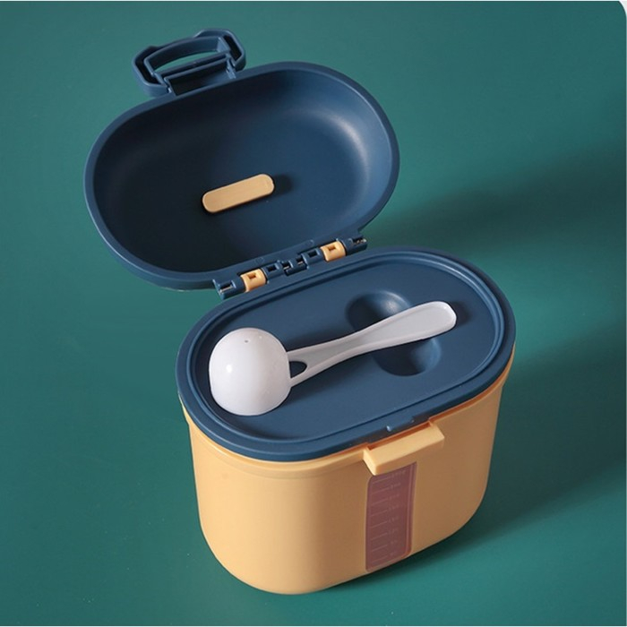 Контейнер для хранения детского питания «Корона», 360 гр., цвет желтый Контейнер для хранения детского питания «Корона», 360 гр., цвет желтый