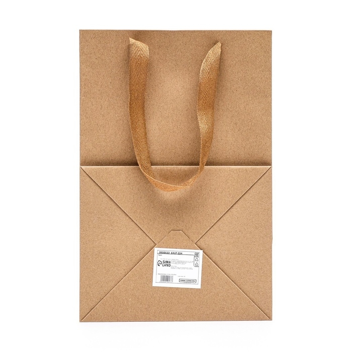 Пакет подарочный, с окном, 30 х 20 х 16 см, крафт Пакет подарочный, с окном, 30 х 20 х 16 см, крафт