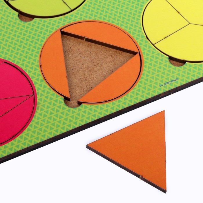 Круги Никитина &laquo;Круги&raquo; дроби, 2 уровень, 12 шт