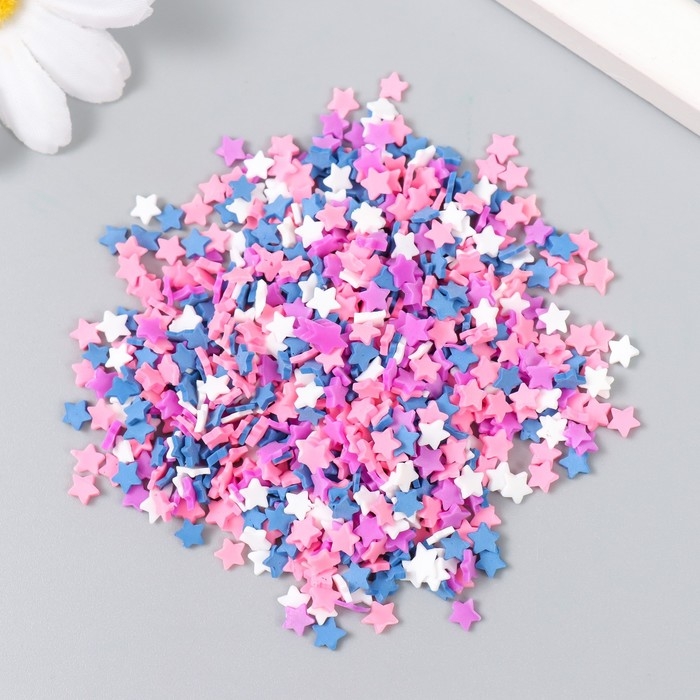 Декор для творчества пластик Декор для творчества пластик "Звёздное конфетти" 0,5 см 20 гр