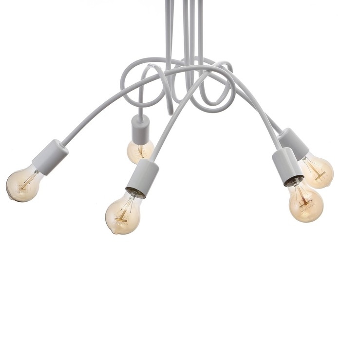 Светильник  Светильник "Узел" белый 5x40W E27 54x54x40 см