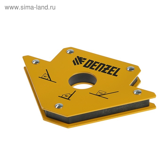 Магнитный угольник Denzel 97553, для сварочных работ, усилие 23 кг, 45, 90, 135° Магнитный угольник Denzel 97553, для сварочных работ, усилие 23 кг, 45, 90, 135°