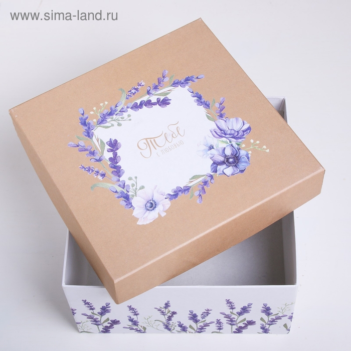 Набор коробок 10 в 1, упаковка подарочная, «Прованс», 10.2 х 10.2 х 6–28.2 х 28.2 х 15 см