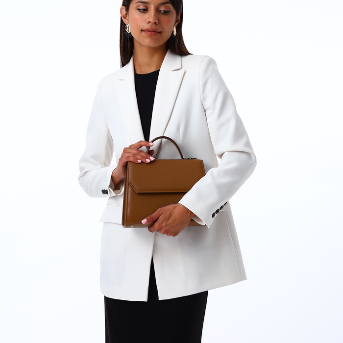 Сумка женская TEXTURA, мессенджер, средний размер, цвет коричневый Сумка женская TEXTURA, мессенджер, средний размер, цвет коричневый