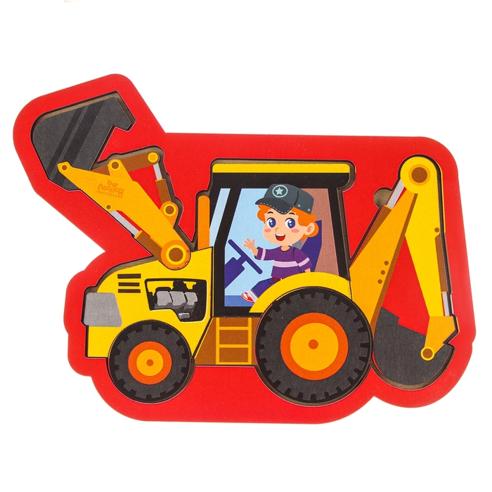 Головоломка пазл «Трактор» для самых маленьких Головоломка пазл «Трактор» для самых маленьких