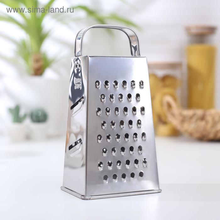 Тёрка «Сталь», 4 грани, из нержавеющей стали, 9×12×21 см Тёрка «Сталь», 4 грани, из нержавеющей стали, 9×12×21 см