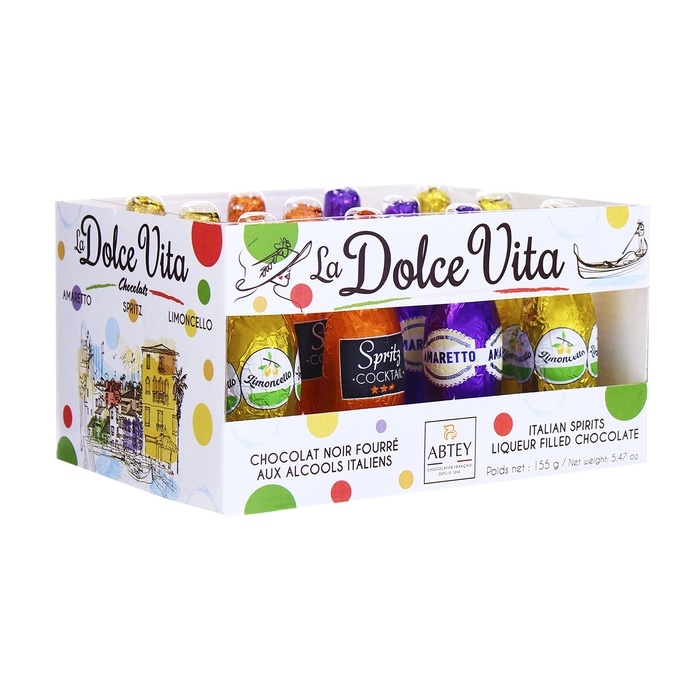 Новый год. Шоколад фигурный DOLCE VITA, ассорти ликёров, 13 г Новый год. Шоколад фигурный DOLCE VITA, ассорти ликёров, 13 г