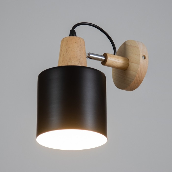 Спот  Спот "Бруни" Е27 40Вт черный 13х25х24 см