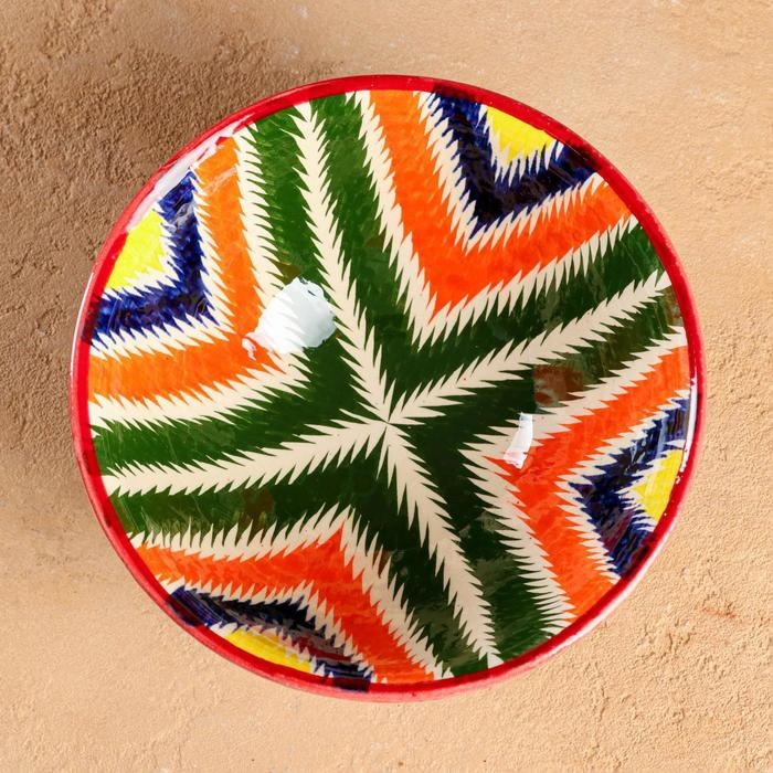 Коса Риштанская Керамика  Коса Риштанская Керамика "Атлас" 15,5 см, средняя, разноцветный