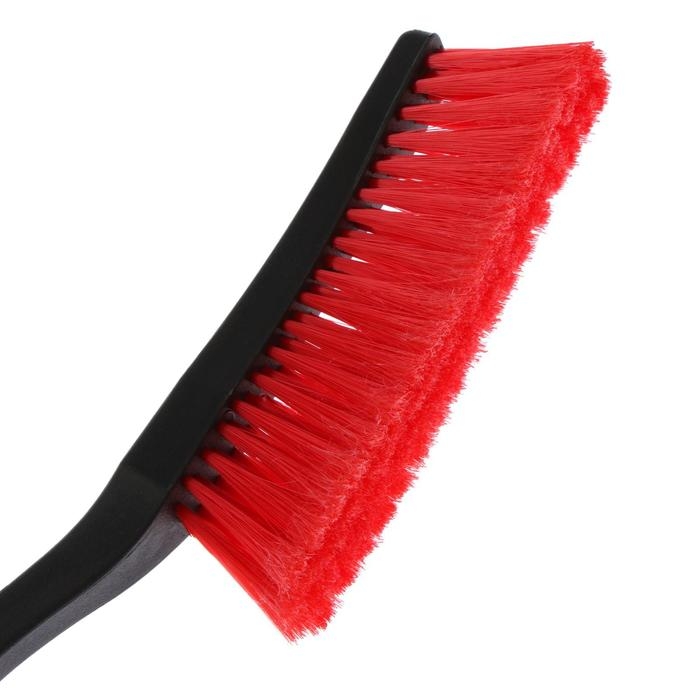 Щетка сметка, со скребком, AVS WB-6318, мягкая ручка, распушенная щетина, 62 cм Щетка сметка, со скребком, AVS WB-6318, мягкая ручка, распушенная щетина, 62 cм