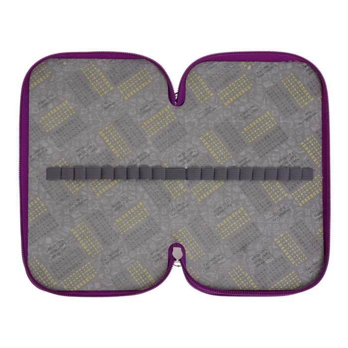 Пенал 3 секции, 125 х 205 х 55 мм, Calligrata 30П26/3 Пенал 3 секции, 125 х 205 х 55 мм, Calligrata 30П26/3 "Котик", ламинированный картон