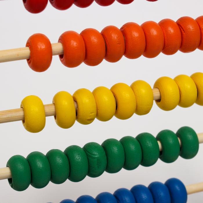 Счёты деревянные для детей с карточками Счёты деревянные для детей с карточками