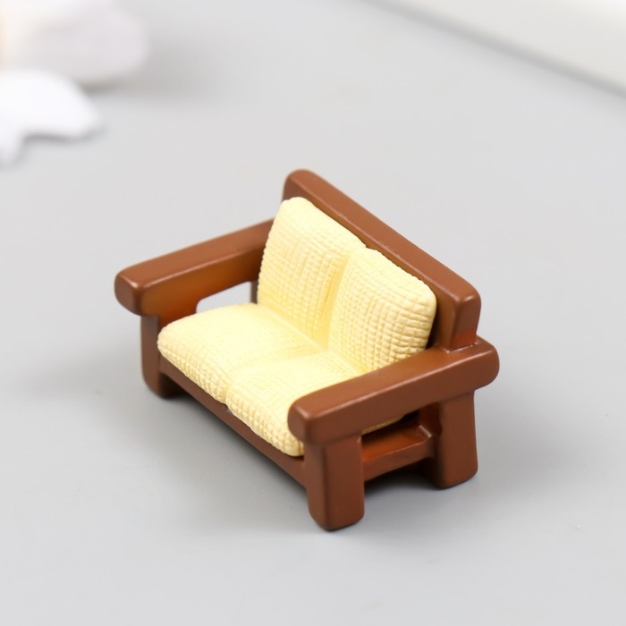 Декор для творчества полистоун Декор для творчества полистоун "Диван" 4х2,5 см