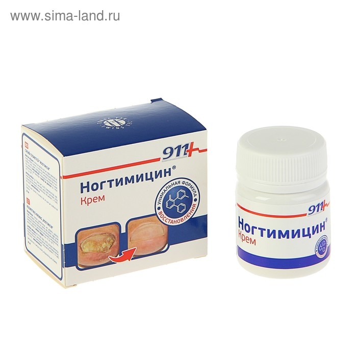 Крем от грибка ногтей 911  Крем от грибка ногтей 911 "Ногтимицин"  30 мл