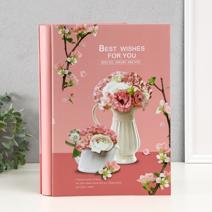 Фотоальбом на 300 фото 10х15 см Фотоальбом на 300 фото 10х15 см "Ранняя весна" МИКС 23,5х5,5х33,5 см