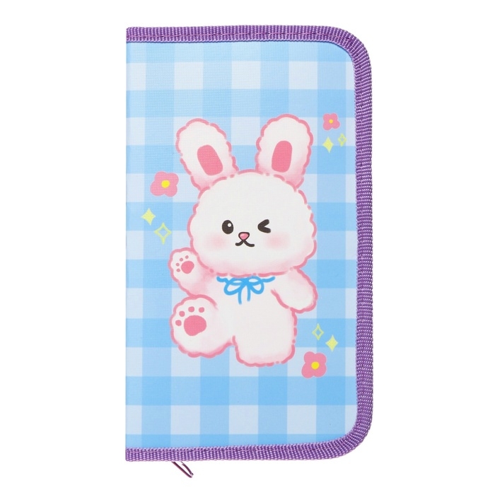 Пенал 1 секция 115 х 205 х 30 мм, Calligrata  Пенал 1 секция 115 х 205 х 30 мм, Calligrata "Зайка", ламинированный картон