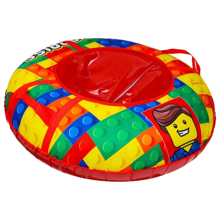 Тюбинг-ватрушка Winter Star «Кубики», диаметр чехла 100 см Тюбинг-ватрушка Winter Star «Кубики», диаметр чехла 100 см