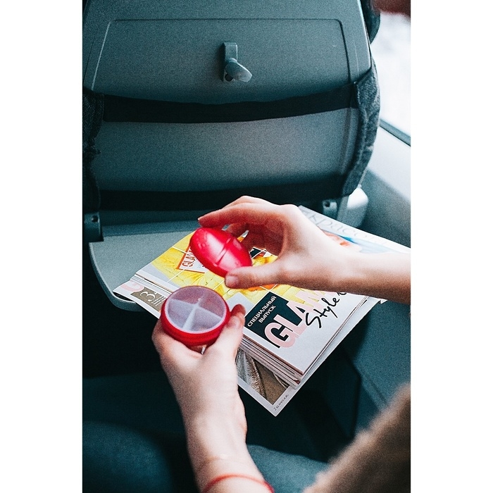 Таблетница «Pill Box», d = 6,5 см, 4 секции, цвет МИКС Таблетница «Pill Box», d = 6,5 см, 4 секции, цвет МИКС