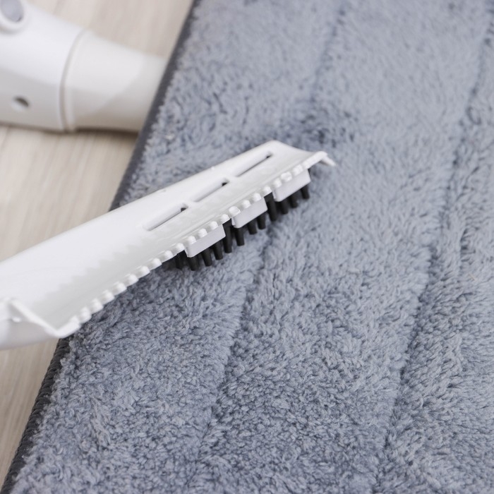 Швабра для мытья пола с распылителем Доляна, насадка из микрофибры 40×13 см, стальной черенок 125 см