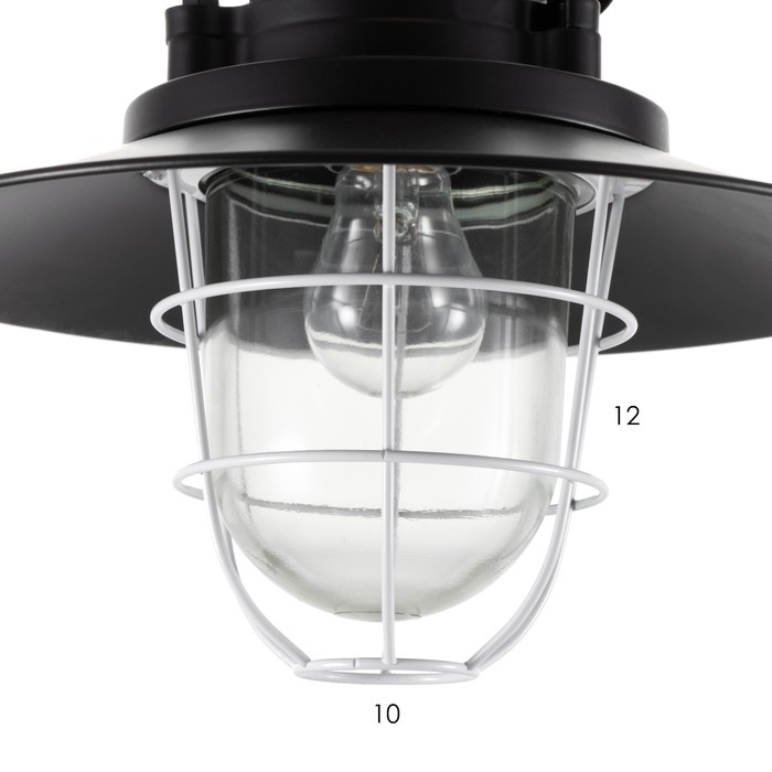 Подвес BayerLux Подвес BayerLux "Хаус" Е27 черный 35х35х35-85см