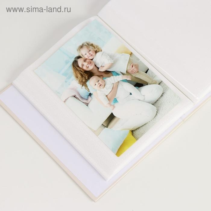 Фотоальбом на 100 фото 10х15 см Фотоальбом на 100 фото 10х15 см "Птенчики и сердечко из листьев" 18х14х5 см