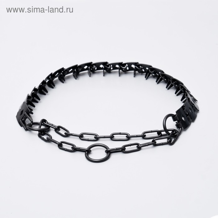 Ошейник строгий пластинчатый вороненый, 60 х 2,7 см Ошейник строгий пластинчатый вороненый, 60 х 2,7 см