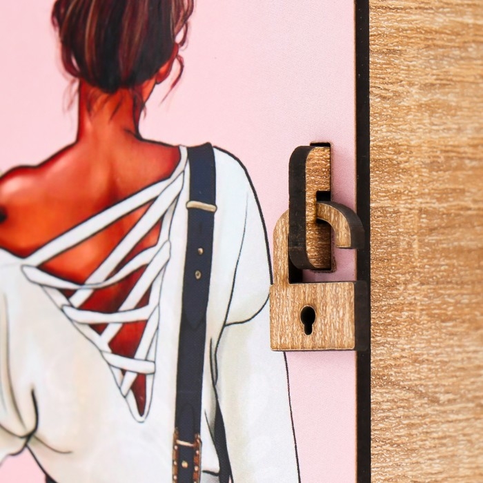 Шкатулка-книга  Шкатулка-книга "Девушка" 14х12х5 см