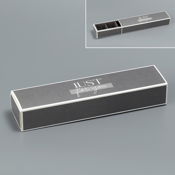 Коробка для конфет, кондитерская упаковка, 5 ячеек, «Для тебя!», 5 х 21 х 3.3 см Коробка для конфет, кондитерская упаковка, 5 ячеек, «Для тебя!», 5 х 21 х 3.3 см