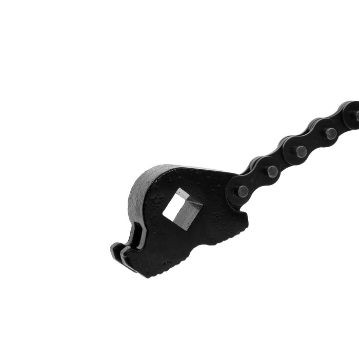 Съемник масляного фильтра ТУНДРА, цепной, под квадрат 1/2 Съемник масляного фильтра ТУНДРА, цепной, под квадрат 1/2", длина цепи 450 мм, до 130 мм