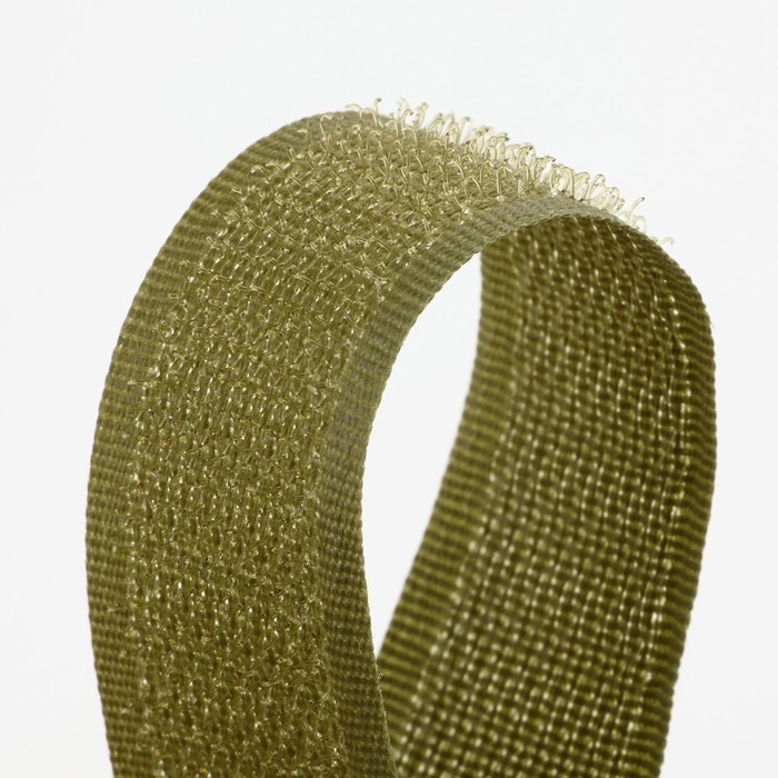 Липучка, 20 мм × 25 ± 1 м, цвет хаки Липучка, 20 мм × 25 ± 1 м, цвет хаки