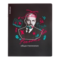 Тетрадь предметная ОБЩЕСТВОЗНАНИЕ, 48 листов в клетку, ErichKrause Persons, пластиковая обложка, шелкография, блок офсет 100% белизна, инфо-блок