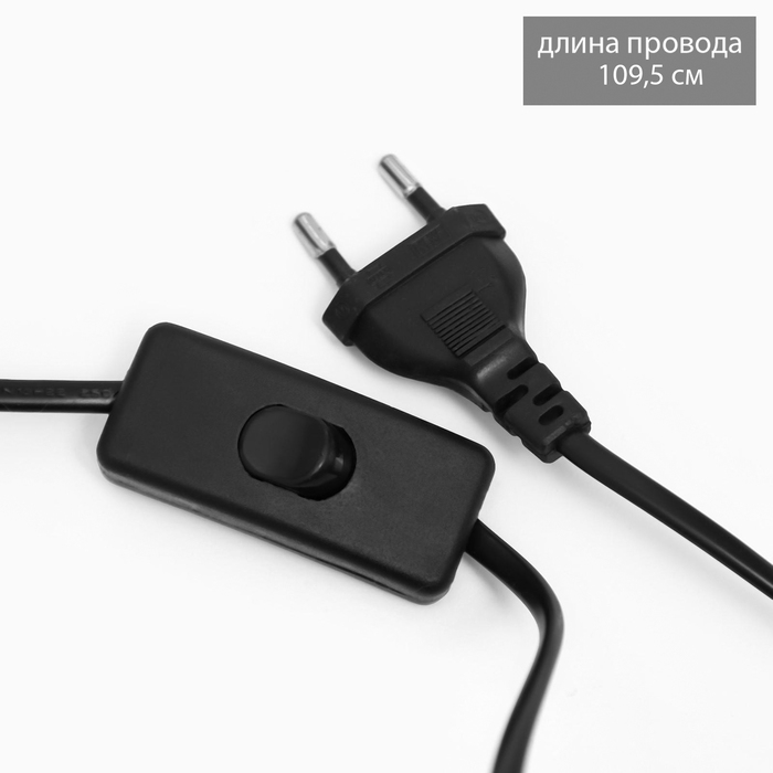 Лампа настольная Лампа настольная "Анеле" 1х40Вт Е14 черный/золото 22х22х38см