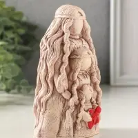 Фигурка гипс &laquo;Оберег Родовница&raquo;, 12 см, эффект состаривания, слоновая кость
