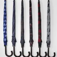 Зонт - трость полуавтоматический &laquo;Клетка&raquo;, 10 спиц, R=60/70 см, d=120 см, МИКС