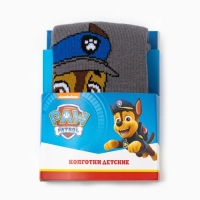 Колготки PAW PATROL «Гончик», цвет серый, 86-92 см