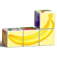 Кубики магнитные Татой &laquo;Фрукты&raquo;