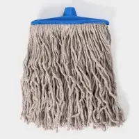 Насадка для швабры верёвочная Доляна, удлинённая насадка 21 см, хлопок, 31&times;21&times;4 см, МИКС