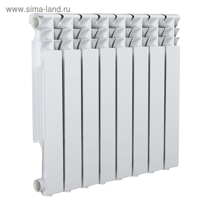 Радиатор Tropic 500x80 мм алюминиевый, 8 секций Радиатор Tropic 500x80 мм алюминиевый, 8 секций