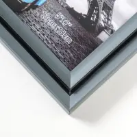 Фоторамка пластик 13х18 см "Остин" серый графит 21,5х16,5х1,5 см