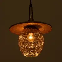 Светильник BayerLux ЭКО &laquo;Кен&raquo; 1&times;40 Вт Е27 черный/коричневый 23&times;23&times;100 см